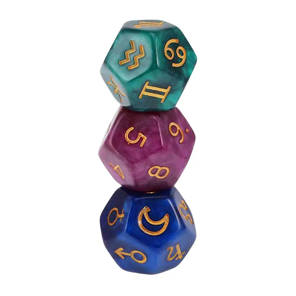 Astrology Tarot Card Multifaceted Constellation Dice