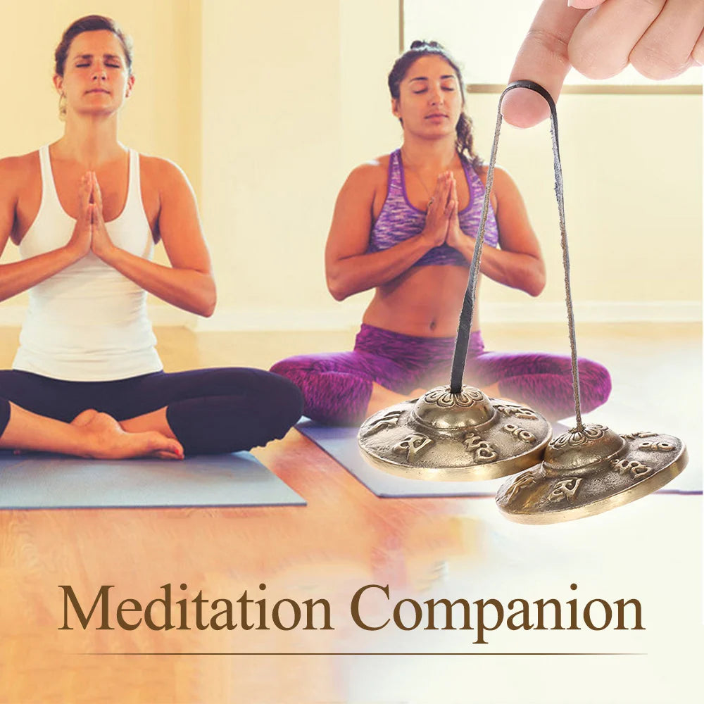 Handcrafted Tibetan Meditation Tingsha Cymbal Bell