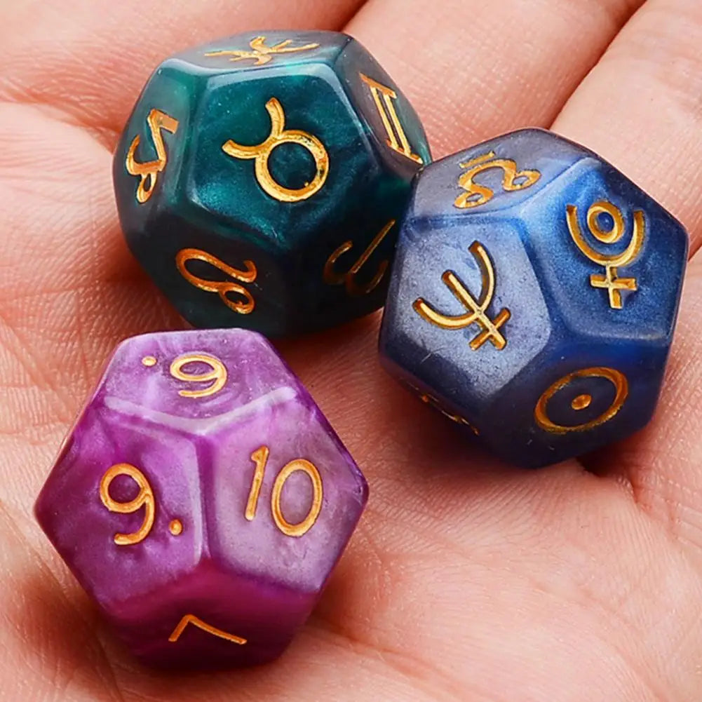 Astrology Tarot Card Multifaceted Constellation Dice