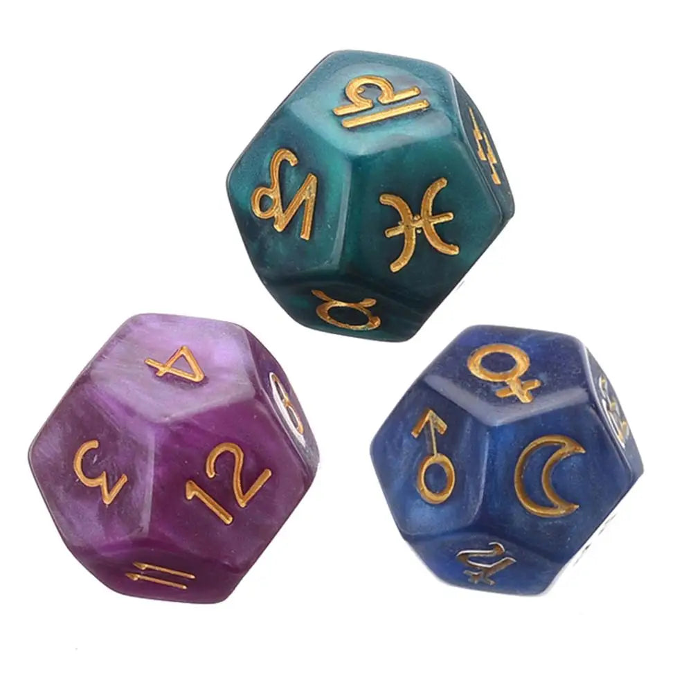 Astrology Tarot Card Multifaceted Constellation Dice