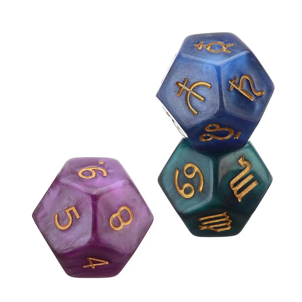 Astrology Tarot Card Multifaceted Constellation Dice