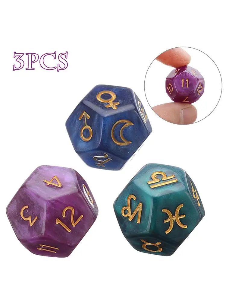 Astrology Tarot Card Multifaceted Constellation Dice