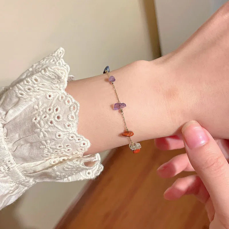 Trendy Cute Natural Stone Necklace