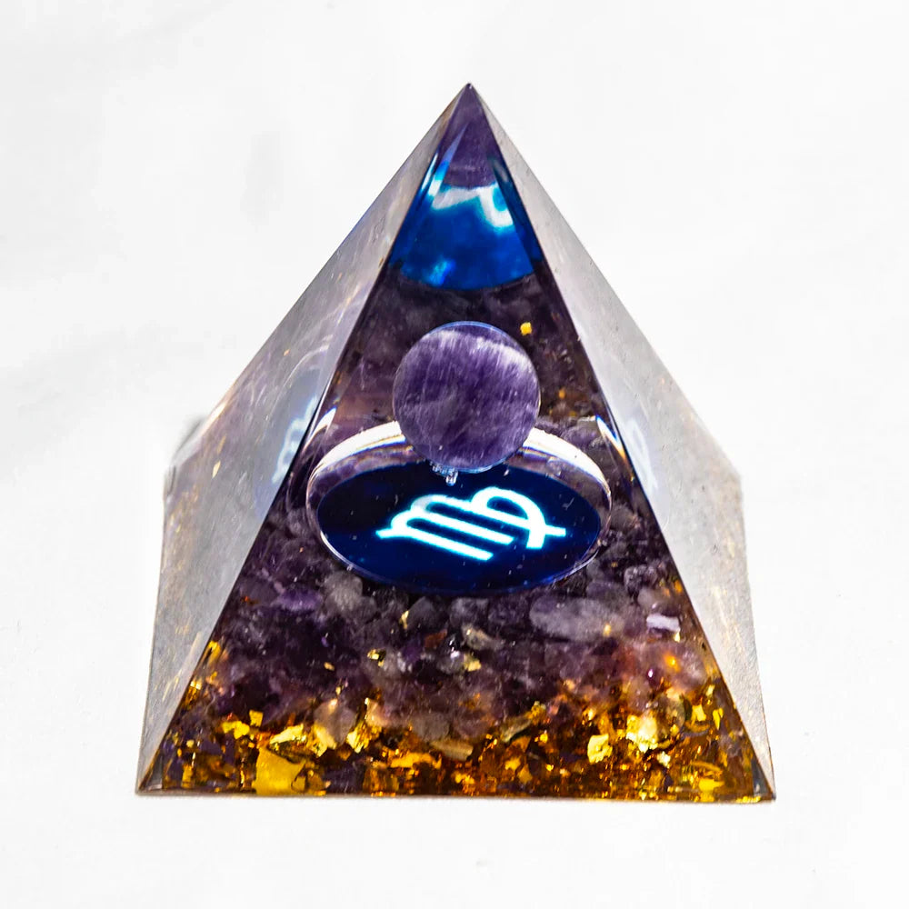 Natural Crystal Energy Generator Pyramid