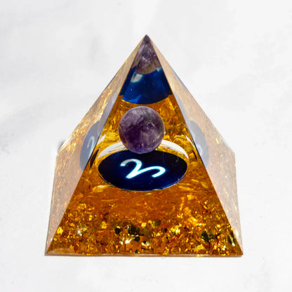 Natural Crystal Energy Generator Pyramid