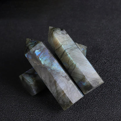 Natural Crystals Stone Labradorite Wands