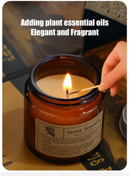 Scented Wax Candle - Smokeless Aromatic Soybean Candles