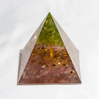 Natural Crystal Energy Generator Pyramid