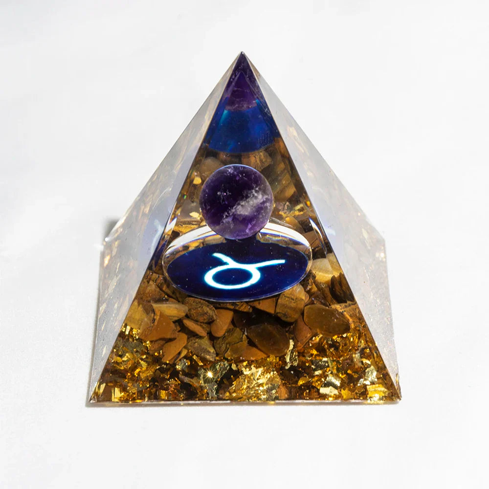 Natural Crystal Energy Generator Pyramid