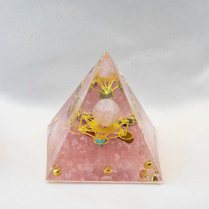 Natural Crystal Energy Generator Pyramid