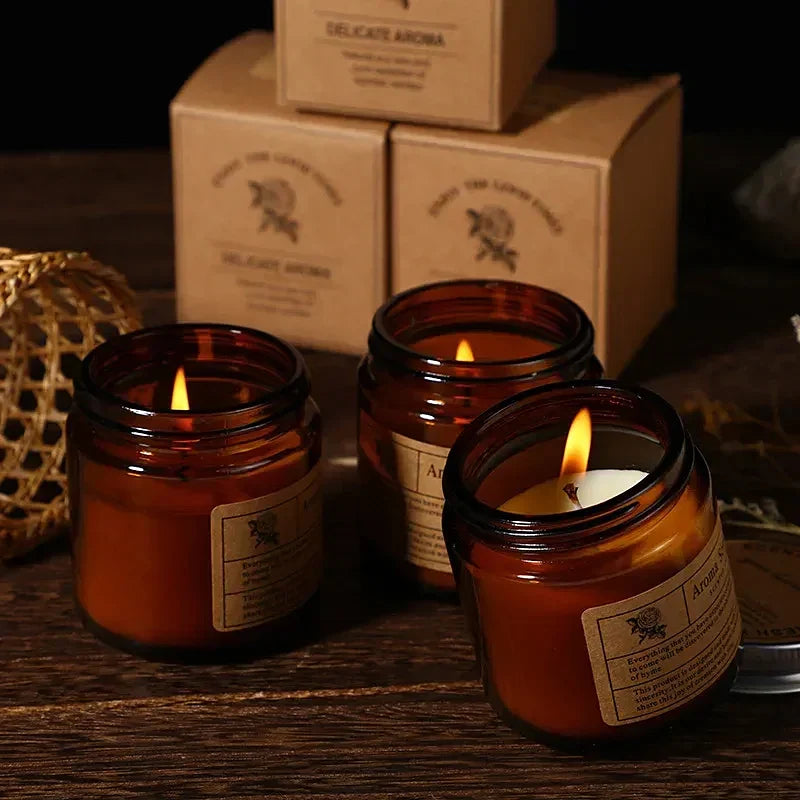 Scented Wax Candle - Smokeless Aromatic Soybean Candles