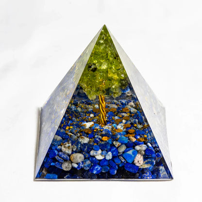 Natural Crystal Energy Generator Pyramid